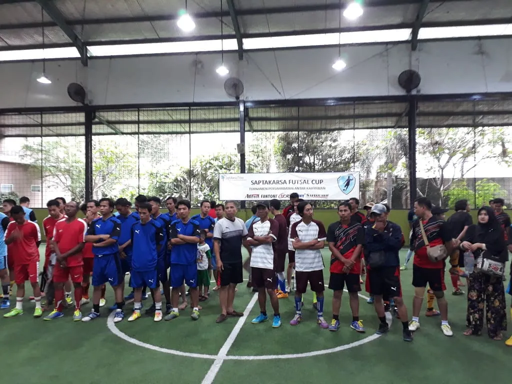 Sports activities - employee futsal football match